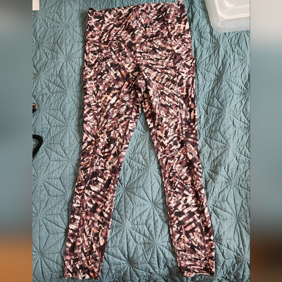 Lululemon Fast and Free Tight II 25" *Non-Reflective Nulux Kaleidoscopic Pink - Picture 8 of 10